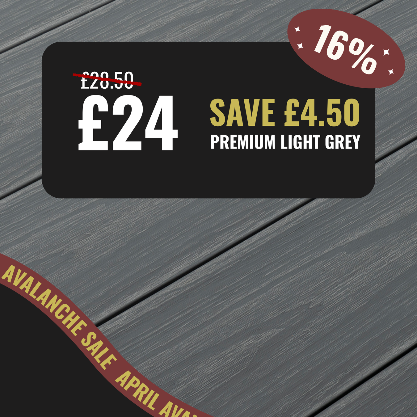 Premium Light Grey Decking