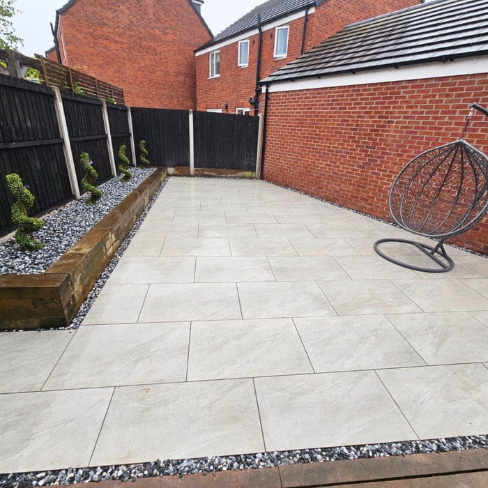 Light Grey Aravalli Porcelain Paving | 600mm x 900mm