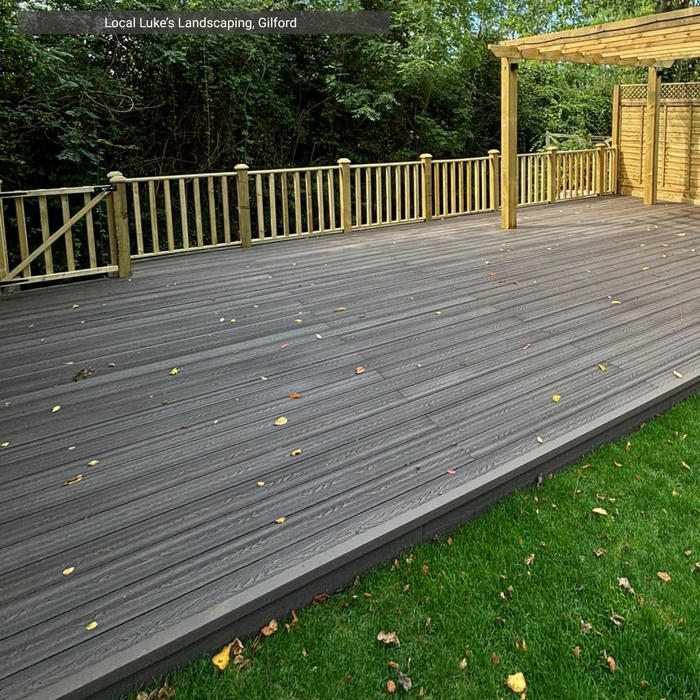 Coffee Core Decking Boards | 3600mm x 146mm x 25mm