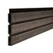 Select Living Group composite fencing singular board product shot, Coffee Slatted board