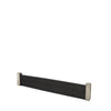 Select Living Group composite fencing full product shot, Dark Grey Flat fence panel with Concrete posts, height 0.3m