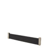 Select Living Group composite fencing full product shot, Dark Grey Flat fence panel with Concrete posts, height 0.3m