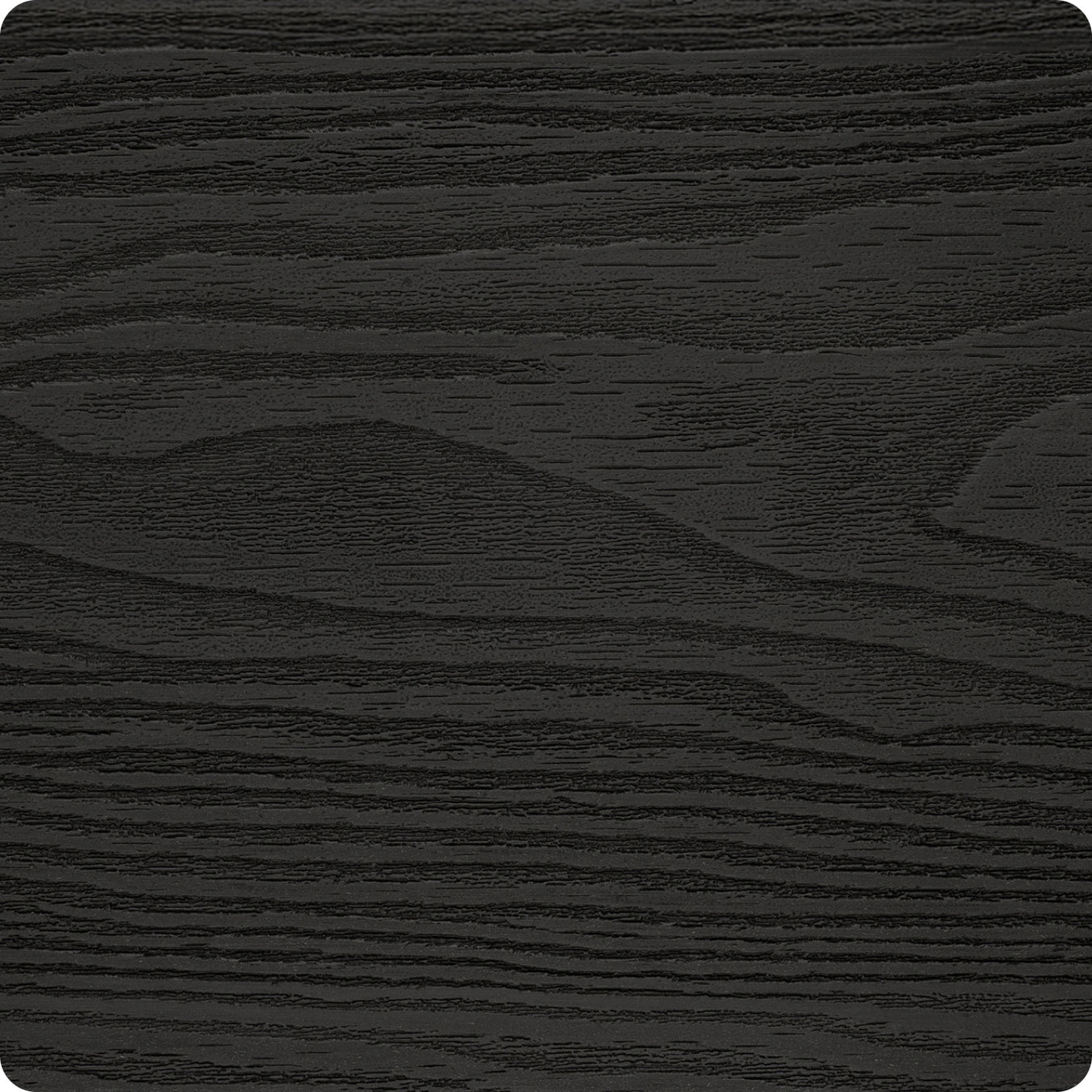 Select Living Group composite fencing texture close up product shot, Dark Grey Flat fence panel