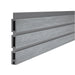 Select Living Group composite fencing singular board product shot, Light Grey Slatted board