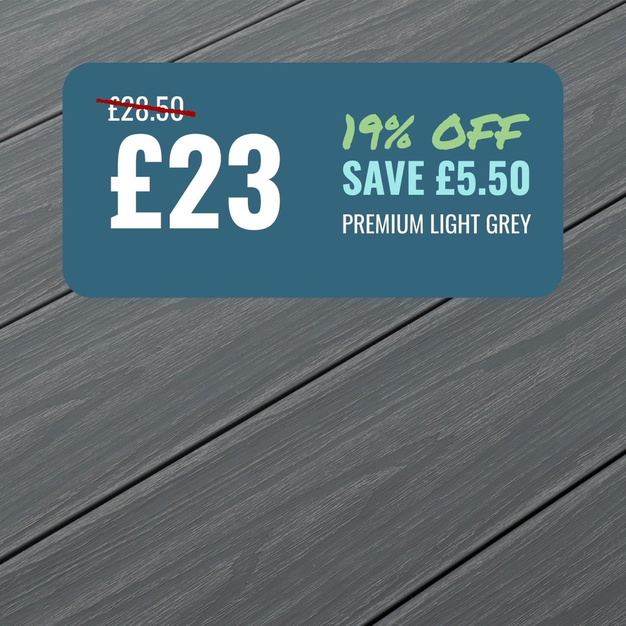 Premium Light Grey Decking
