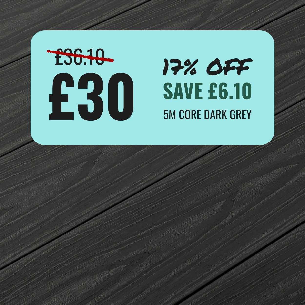 5M Core Composite Decking Boards