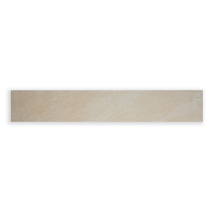 Beige Aravalli Porcelain Paving Edging Planks (Pack of 2) | 150mm x 900mm