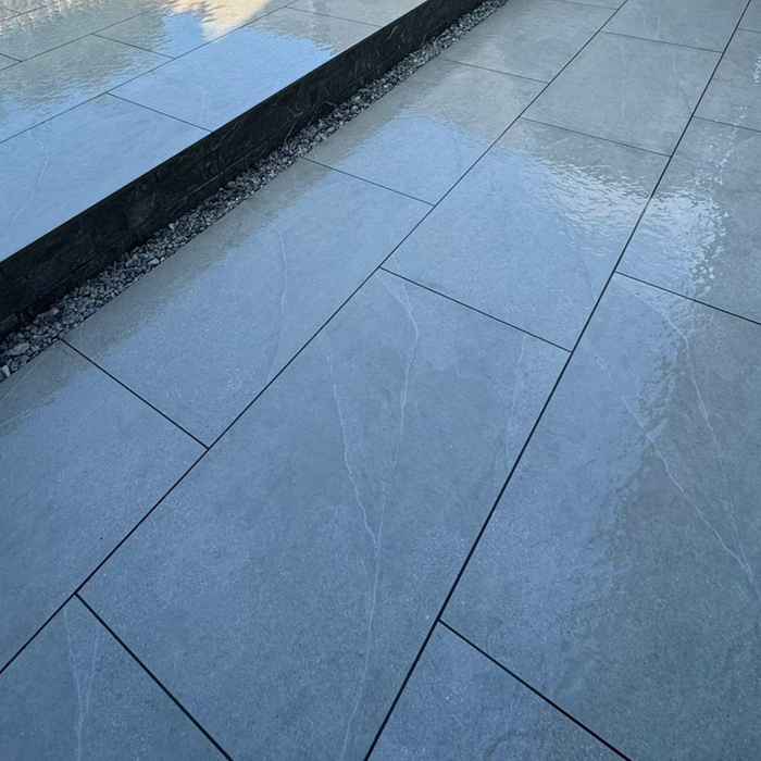 Light Grey Saltoro Porcelain Paving | 600mm x 1200mm