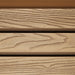 Select Living Group composite fencing texture close up product shot, Teak Slatted fence panel 