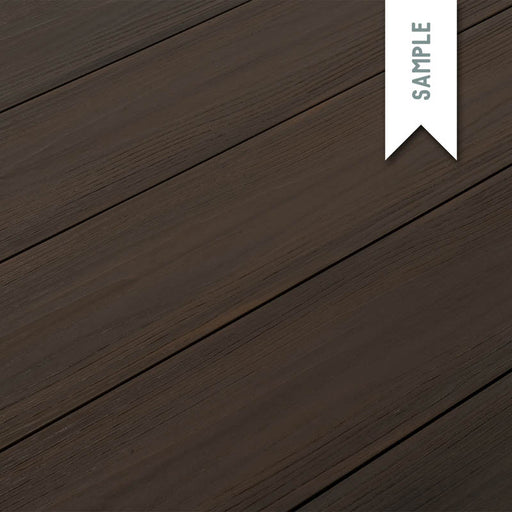 composite decking free sample supreme walnut