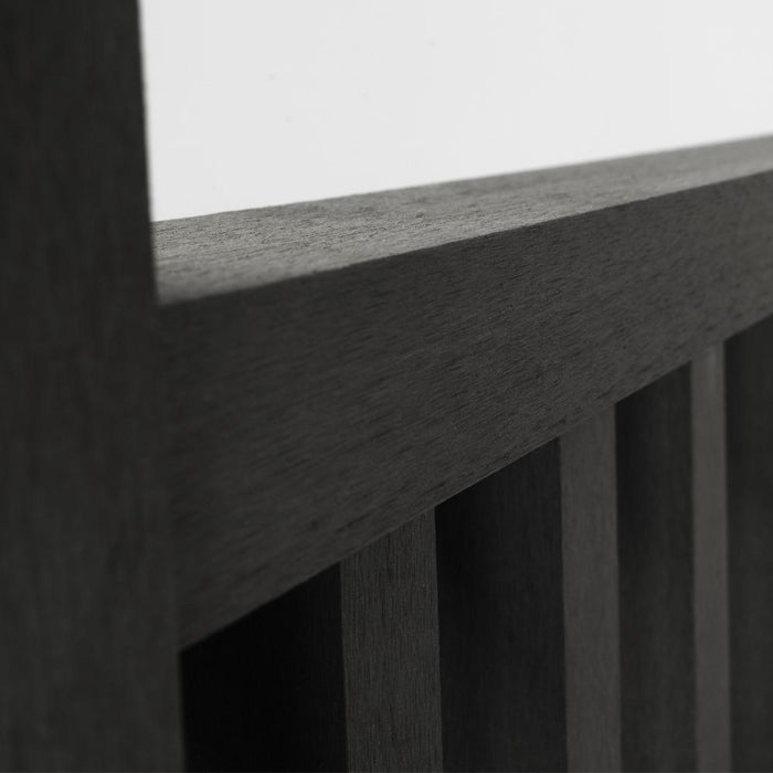 Composite balustrade set, dark grey
