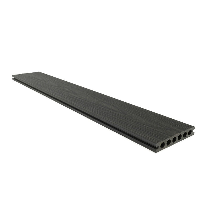 composite decking boards premium natural grain dark grey