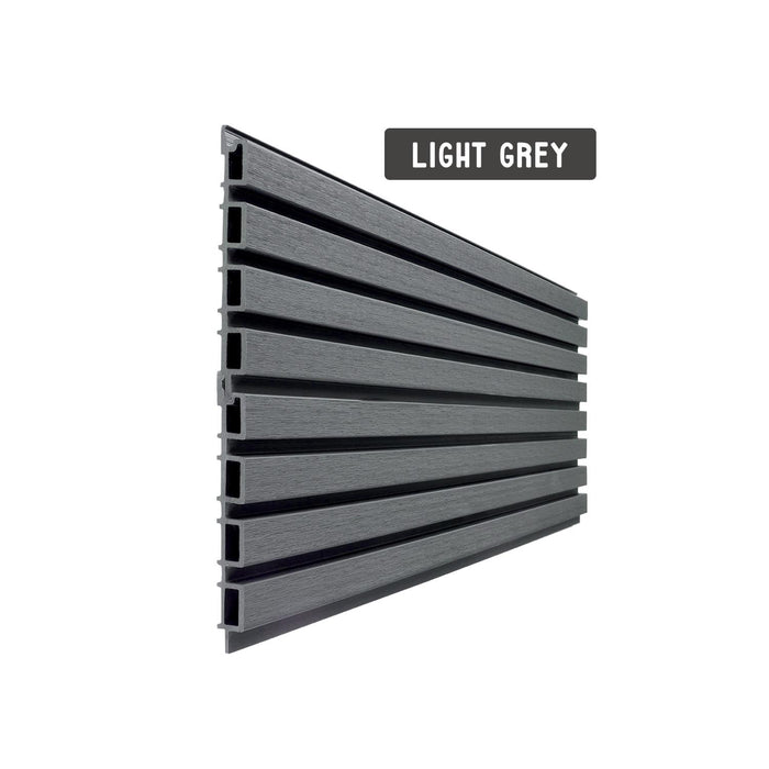 premium composite panelling light grey