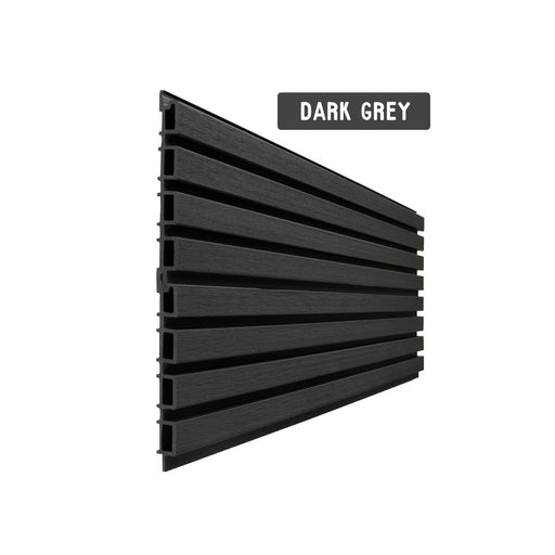 premium composite panelling dark grey